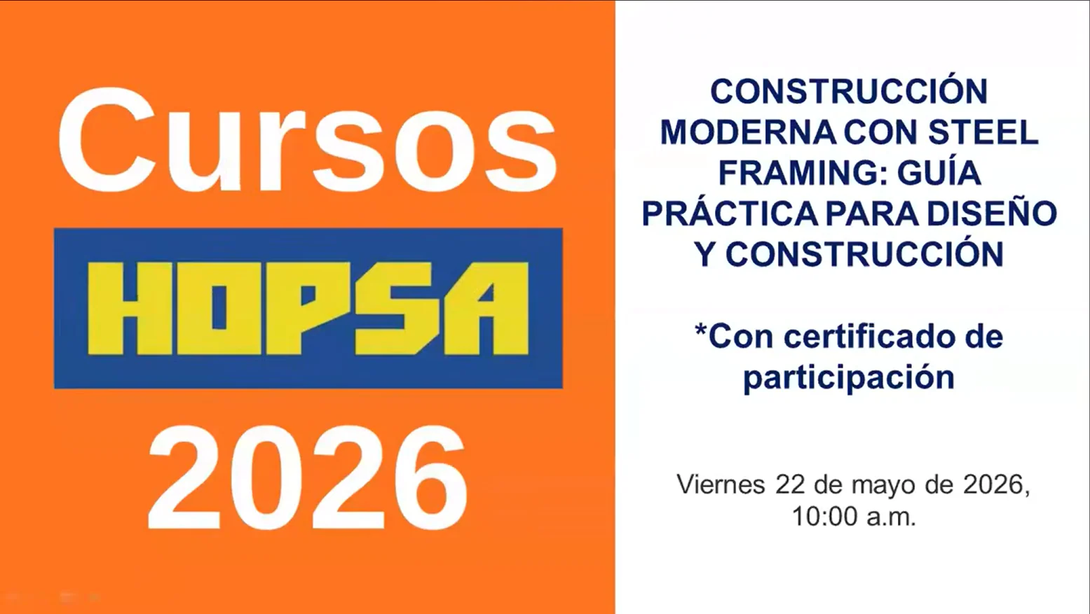 Construye tus sueños con HOPSA